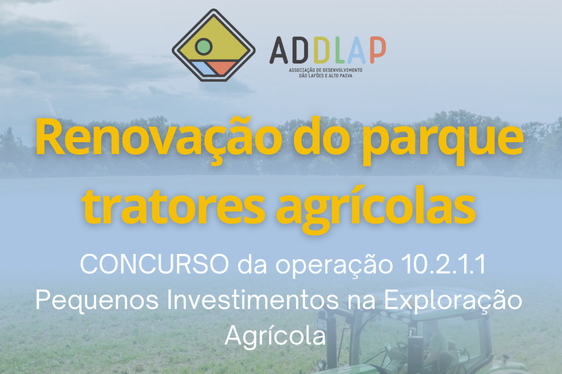 Renovação parque tratores agrícolas