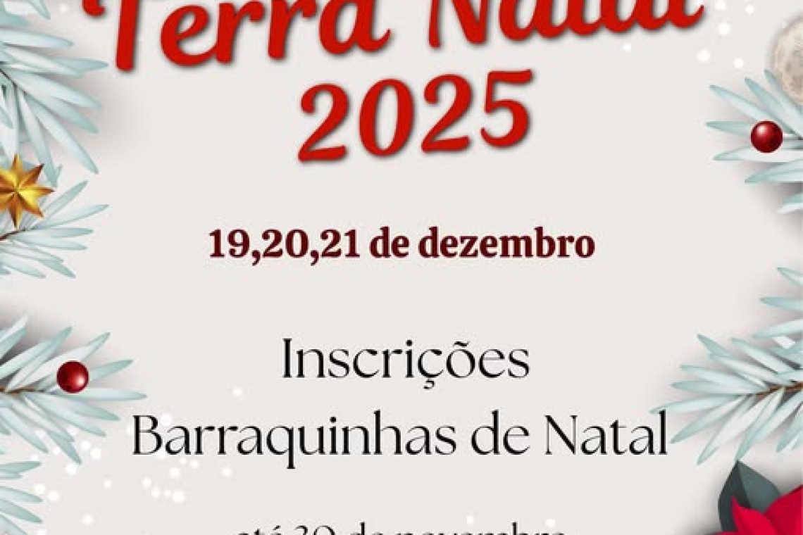 Inscrições para as barraquinhas - Mundão Terra Natal 2025
